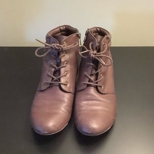 Brown booties